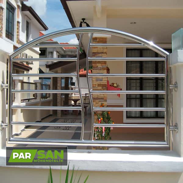 Parapet Bahçe Korkuluk Modelleri Parsan Paslanmaz
