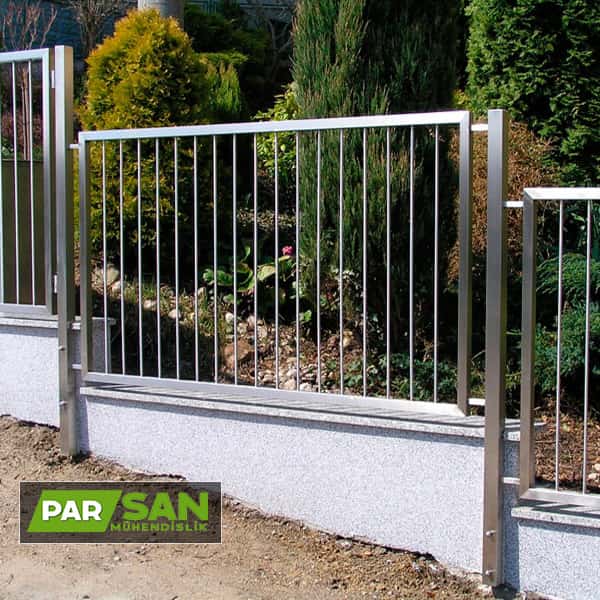 Parapet Bahçe Korkuluk Modelleri Parsan Paslanmaz